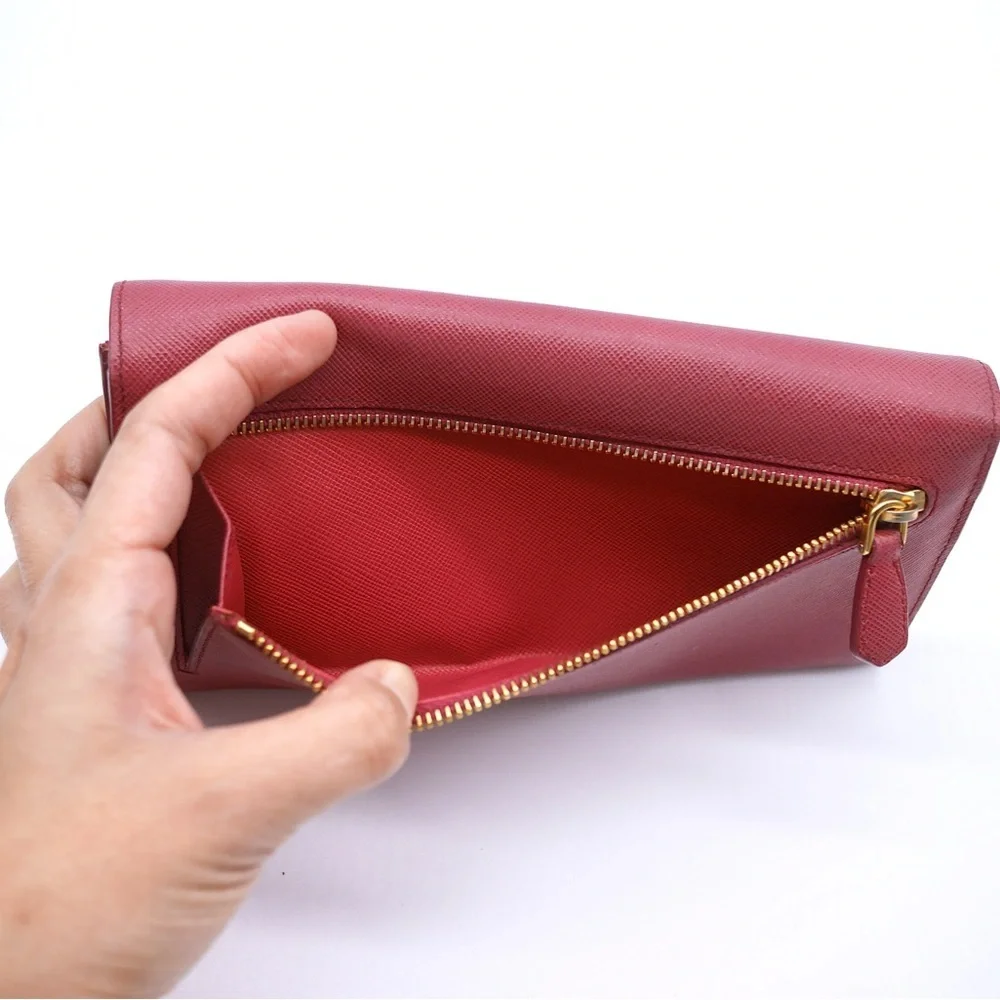 🍓PRADA Saffiano Wallet